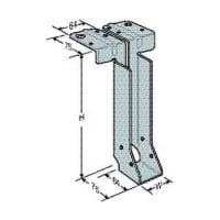 Simpson Strong-Tie Masonry Support Joist Hanger 150 x 100 x 2mm Chrome