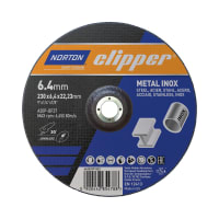 Norton Clipper Metal Grinding Disc 230 x 6 x 22.23mm