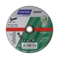 Norton Expert Fit for Right Angle Grinder Stone Cut 115mm Dia Chrome