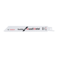 Bosch Jigsaw Blade Flexible For Metal 150mm White