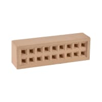 Hepworth Terracotta Airbrick Square Hole Buff 215mm x 65mm