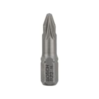 Bosch Screwdriver Bit Extra Hard PZ2 25mm Grey Pack of 3