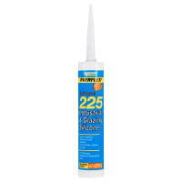 Everbuild 225 Industrial and Glazing Silicone 295ml Translucent