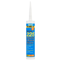Everbuild Everflex 225 Industrial and Glazing Silicone 295ml White