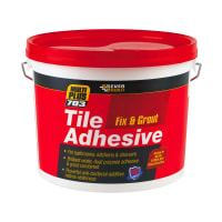 Everbuild Fix and Grout Tile Adhesive 3.75kg White