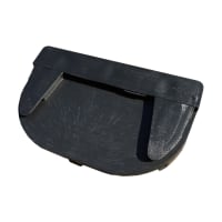 LibertyPLAS Channel Drain End Cap 138 x 70mm Black