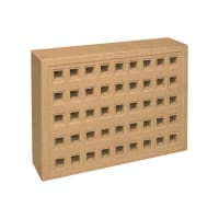 Red Bank Square Hole Airbrick 215 x 140 x 50mm Buff