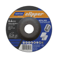 Norton Clipper Metal Grinding Disc 15 x 6 x 22.23mm