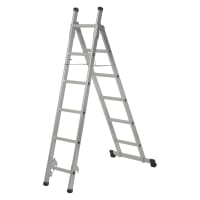 Werner 3 Way Combination Ladder 2.42 x 3.27 x 0.37m Aluminium