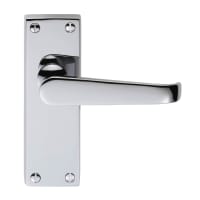 Carlisle Brass Sines Lever on Rose Latch Pack Satin Nickel/Polished Chrome