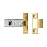 Carlisle Brass Tubular Mortice Latch 64mm Electro Brassed