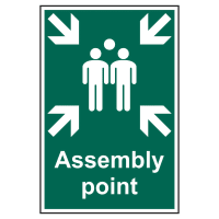 Assembly Point' Sign 200mm x 300mm