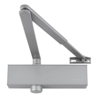 Arrone Overhead Surface Mount Door Closer 207 x 50mm Silver AR8200-BC-SE