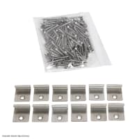 Gronodec Composite Decking Starter Clips and Screws 50 Pieces