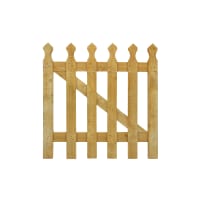 Grange Palisade Tulip Gate 900 x 875 x 48mm Golden Brown