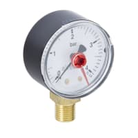 Altecnic Sealed System Pressure Gauge 6.35 x 50mm 0-10 Bar