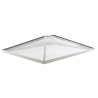 Infinity Lantern White Out/White Out/Solar Blue Glass 2000 x 1000mm