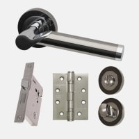 Polaris  Privacy Door Handle Satin Chrome