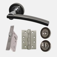 Sirus Privacy Door Handle Satin Chrome