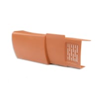 Timloc Dry Fix Verge Right Hand Piece For Profiled Tile Terracotta