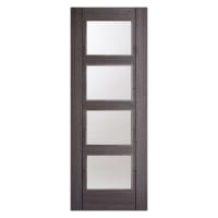 Vancouver 4 Light Prefinished Ash Grey Door 838 x 1981mm