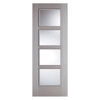Vancouver 4 Light Prefinished Light Grey Door 762 x 1981mm