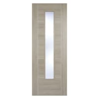 Vancouver Laminated Glazed Light Grey Door 838 x 1981mm