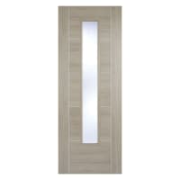 Vancouver Laminated Glazed Light Grey Door 1981 x 686 x 35mm