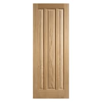 Kilburn 3 Panel Unfinished Oak Door 686 x 1981mm