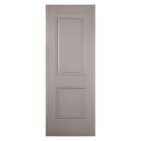 Arnhem Primed Plus Silk Grey Door 762 x 1981mm