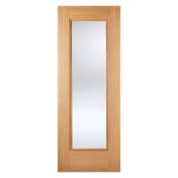 Eindhoven 1 Light Prefinished Oak Door 686 x 1981mm