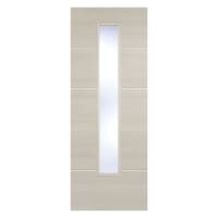 Santandor Laminated Glazed Ivory Door 686 x 1981mm