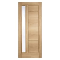 Goodwood 1 Light Unfinished Oak Door 838 x 1981mm