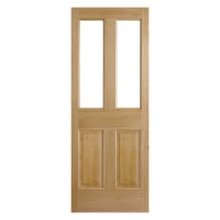 Malton 2 Light External Unfinished Oak Door 838 x 1981mm