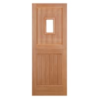 Stable 1 Light Straight Top Hardwood M&T Door 762 x 1981mm