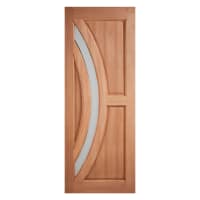 Harrow Frosted Glazed Hardwood M&T Door 813 x 2032mm
