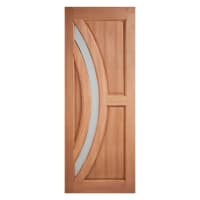 Harrow Frosted Glazed Hardwood M&T Door 838 x 1981mm