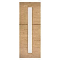 Lille 1 Light Prefinished Oak Door 838 x 1981mm