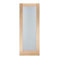 Mexicano Pattern 10 Unfinished Oak Door 838 x 1981mm