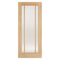 Lincoln 3 Light Prefinished Oak Door 686 x 1981mm