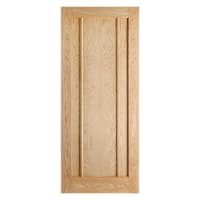 Lincoln Unfinished Oak FD30 Fire Door 838 x 1981mm