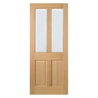 Richmond 2 Light Unfinished Oak Door 2032 x 813 x 35mm