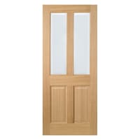 Richmond 2 Light Unfinished Oak Door 813 x 2032mm