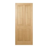 Regency 4 Panel Prefinished Oak Door 838 x 1981mm