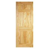 6 Panel Clear Pine Door 762 x 1981mm
