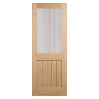 Mexicano Half Light Oak Door 762 x 1981mm