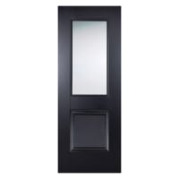 Arnhem 1 Light Primed Plus Black Door 838 x 1981mm