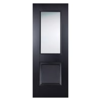 Arnhem 1 Light Primed Plus Black Door 762 x 1981mm