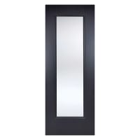 Eindhoven 1 Light Primed Plus Black Door 762 x 1981mm