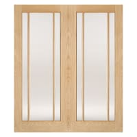 Lincoln Pairs Unfinished Oak Door 1372 x 1981mm